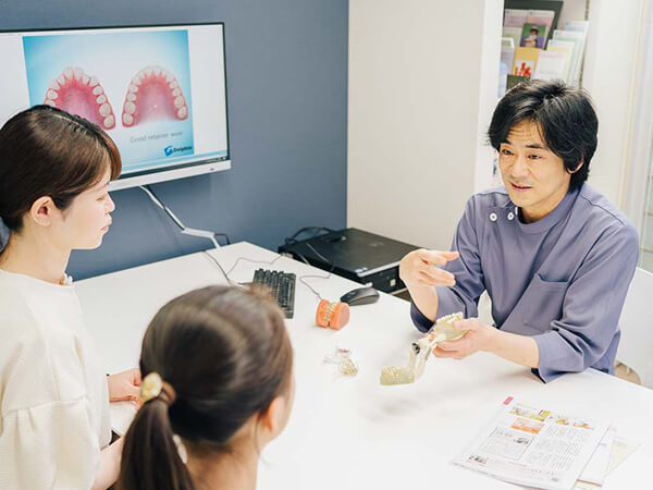 丁寧なカウンセリングで治療方針を決める